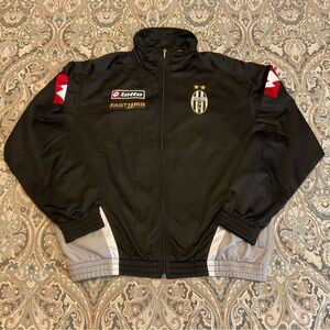 New Vintage 2002-03 Lotto Juventus Track Top Full Zip Jacket Mens Sz Large